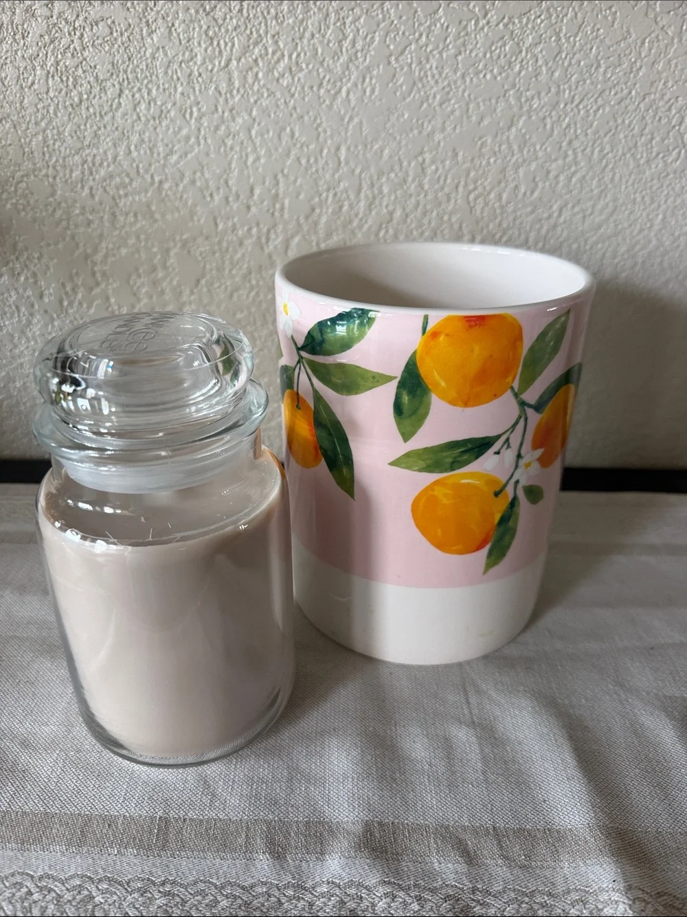 Sur La Table Earthenware Citrus Utensil Crock